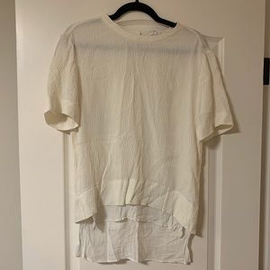 Helmut Lang White/cream blouse